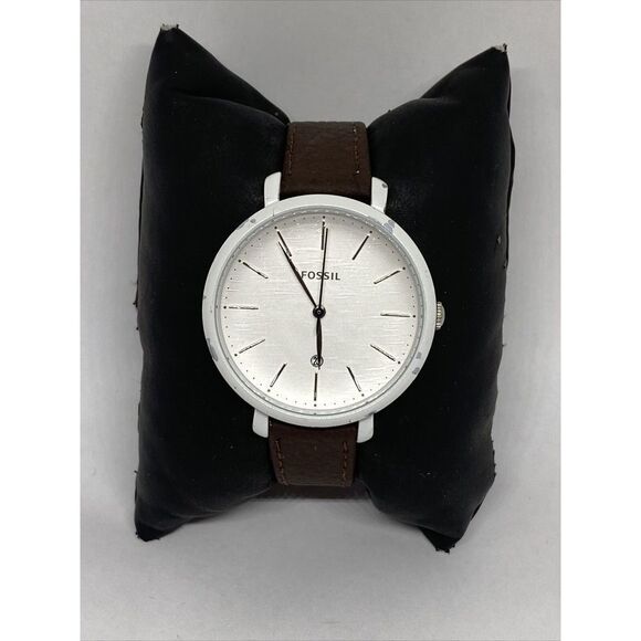 Fossil Jacqueline ES4397 Women's Brown Leather Analog Dial Quartz Watch UC118 - Picture 3 of 12